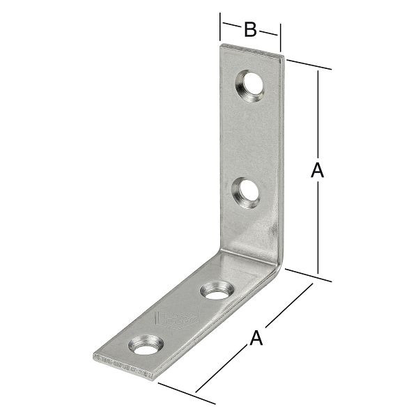 Vormann Stuhlwinkel 40 x 15 mm, VE: 50 Stück, 010180040