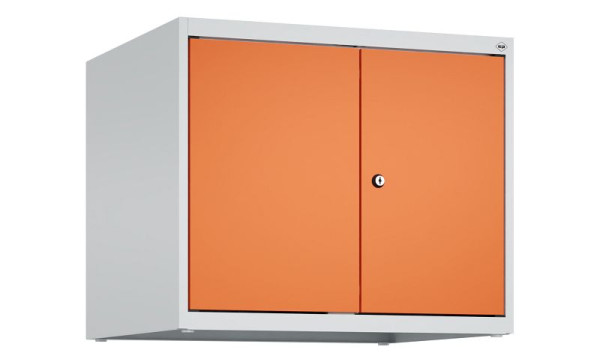 C+P Schrankaufsatz Classic PLUS, C Aufsatzschrank Classic PLUS, 2 Abteile, 500x600x500mm, 7035/2004, Zylinderschloss, 080092-20 S10041