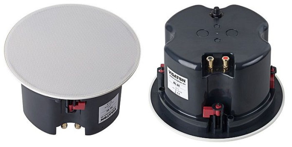 Visaton Deckenlautsprecher DL 25, 100 V, Schallwandöffnung 212 mm, 50168