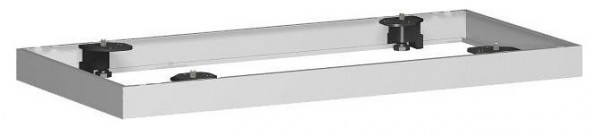 geramöbel Metallsockel für Querrollladenschrank, Auswahl entsprechend Schrankbreite, 800x50, Silber, N-10MSQ08-S