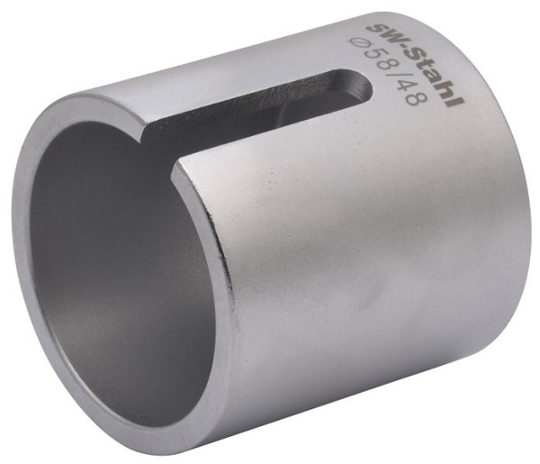SW-Stahl Druckstück mit Kontrollaussparung, 58/48 mm, 10043L-12