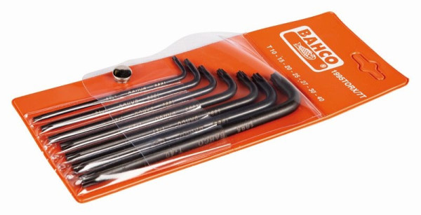 Bahco Winkelschraubendreher-Satz, 7-teilig, brüniert, TX, 1995TORX/7T