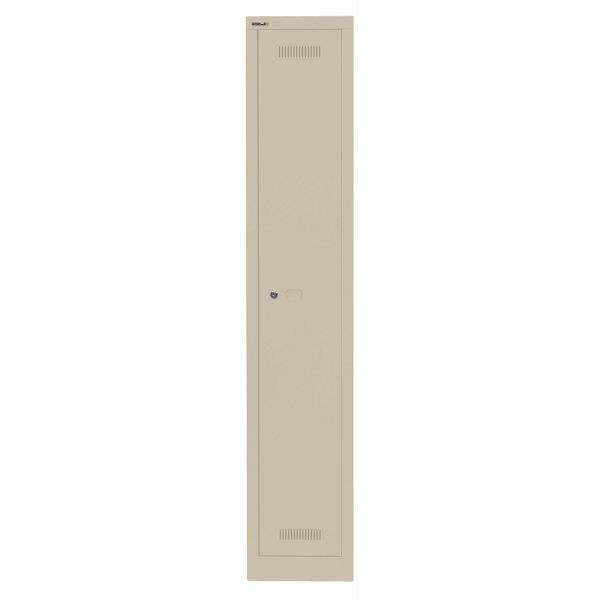Bisley Garderobenschrank Monobloc™, 1 Abteil, 1 Fach, 643 sand, ML03S1643