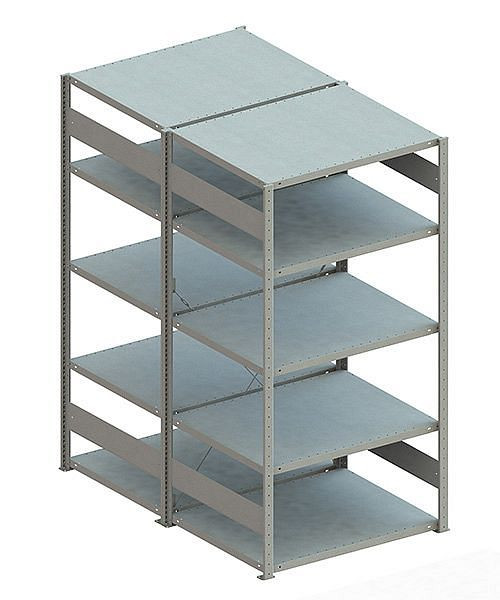Meta CLIP 230 DGR 2000x1000x800 mm, RAL 7035, Bodenanzahl: 2 x 5, 20070704