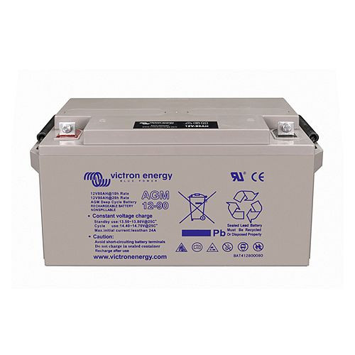 Victron Energy Batterie AGM Deep Cycle 12V/90Ah, 2-67-012210, BAT412800084
