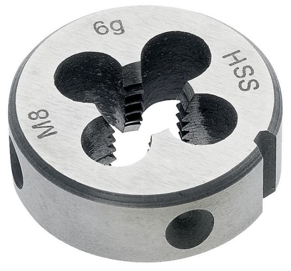 Kraftwerk Schneideisen DIN 223 Ø 25 mm M10, rund, hohe Schnittleistung, 26100