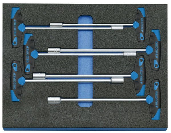 GEDORE Check-Tool-Einlage mit Sortiment Steckschlüssel-Satz, 2016532