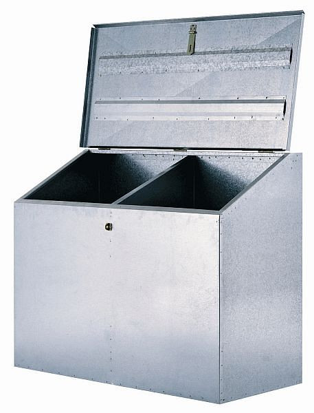 Peetz Futterkiste mit schrägem Deckel, 80 (106) x 100 x 60 cm, 280