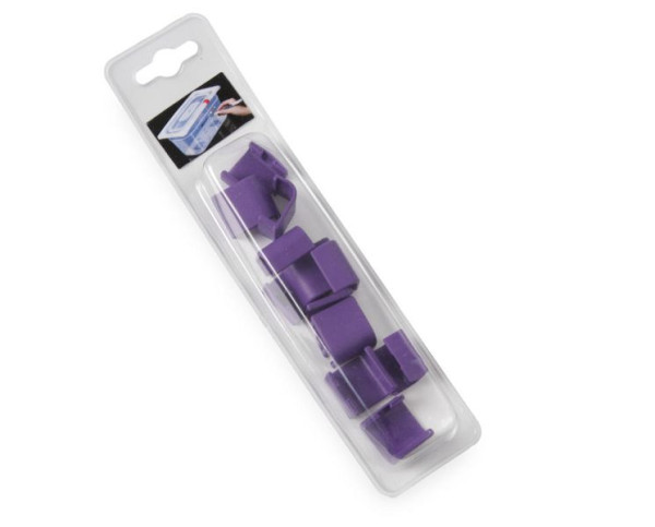 Hendi Farbcodierungsclips zu HACCP-Aufbewahrungsbehälter, Violett, 12 Stück, 880869