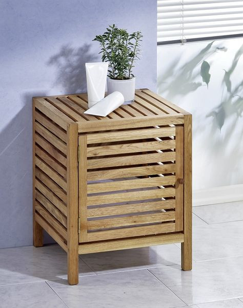 Metra Schränkchen aus Walnussholz, geölt, Badezimmer, 10131