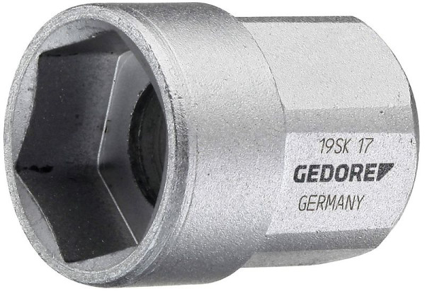 GEDORE Steckschlüsseleinsatz 1/2", 17 mm, kurz, 2225913
