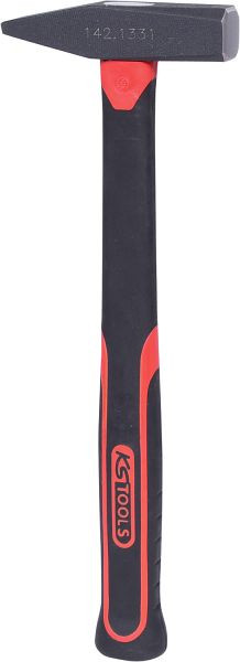KS Tools Schlosserhammer mit Fiberglasstiel, 300g, 142.1331