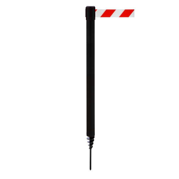 Stein HGS Personenleitsystem -P-Line Outside-, schwarz, rot/weiß diagonal (schraffiert), mit Sicherheitsverschluss (selbstlösend), 37689-1102