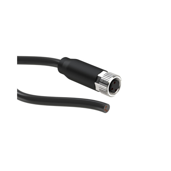 Riegler Sensorkabel mit M8-Stecker, geradlinig, 5m, PVC, 129669