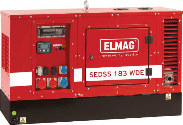 ELMAG Stromerzeuger SEDSS 183WDE - Stage 3A, mit KUBOTA- Motor D1105 (schallgedämmt), 53459