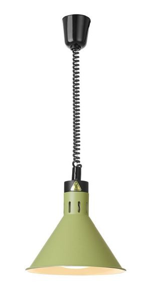 Hendi Höhenverstellbare Wärmelampe, Konisch Grün 230V 250W, 273920