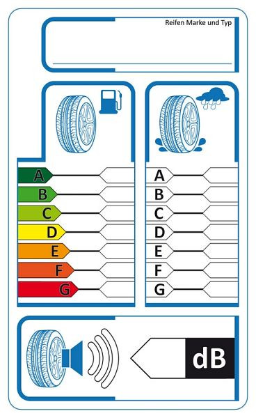 Eichner Aufkleber für die EU-Reifenkennzeichnung, VE: 100 Stück, 9220-00071