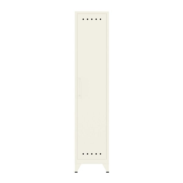 Bisley Fern Locker, inkl. 3 fester Fachböden, 196 verkehrsweiß antibakteriell, FERLOC3S196