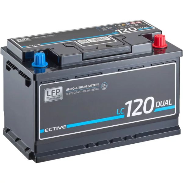 ECTIVE LC 120 Dual Versorgungsbatterie 120Ah 12V 1536Wh 1320A, TN6431