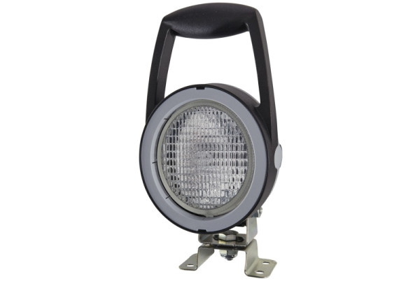 HELLA Halogen-Arbeitsscheinwerfer - Mega Beam - 12/24V - Anbau/Schraubanschluss - 4-Punkt Befestigung - Bodenausleuchtung - Stecker: AMP, 1GM 996 134-241