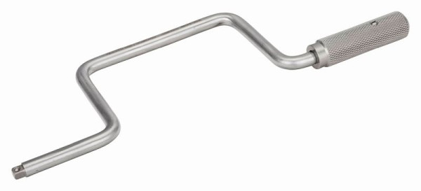 Bahco 1/2" Kurbel, Edelstahl/Inox, magnetisch, drehbarer Griff, 390 mm, SS243-16