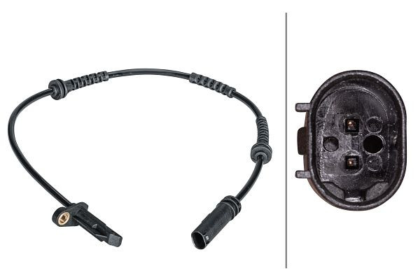 HELLA Sensor, Raddrehzahl, 2-polig, Kabel: 510mm, 6PU 012 679-541
