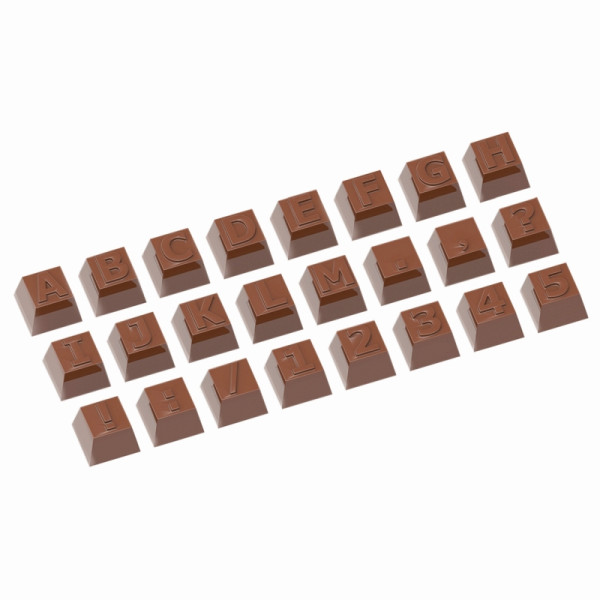Schneider Schokoladen-Form 275x135 mm, 26x26x18,5 mm, A-M Pralinen, 421628