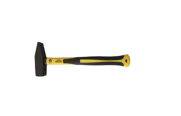VaGo-Tools Schlosserhammer Fiberglasstiel 1000 g Schlosser Hammer Stielschutz, 233-910-1_mv