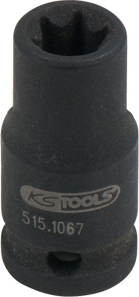 KS Tools 1/4" Torx-E-Kraft-Stecknuss, kurz, E7, 515.1067