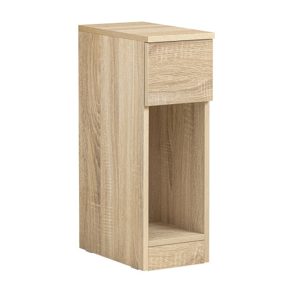 SoBuy Nachttisch mit einer Schublade Holzfarbe 35x20x60 cm, Modern, FBT111-N