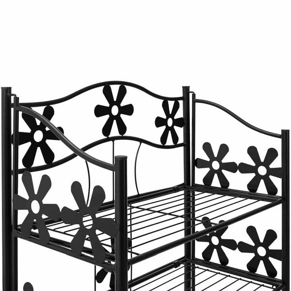 DEUBA Metallregal Mattschwarz 50x60x30cm, 103222, 4251779114160