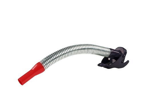 DENIOS Auslaufrohr mit flexiblem Ausguss, für Benzin, Durchmesser 20 mm, Bajonettverschluss, 264621