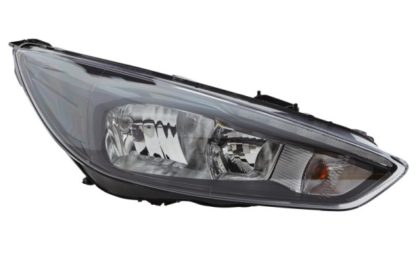HELLA Glühlampe-Hauptscheinwerfer, für u.a. Ford Focus III, schwarz, ECE/CCC, für Linksverkehr, rechts, 1LE 354 827-181