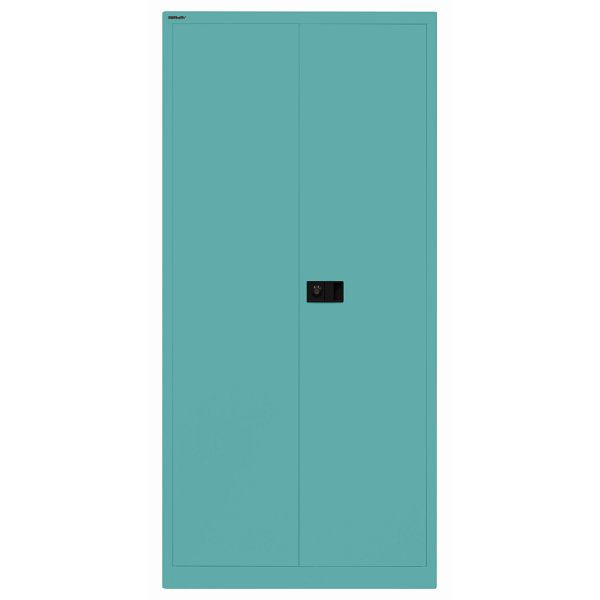 Bisley Flügeltürenschrank UNIVERSAL, mit Garderobeneinsatz, 659 aquamarin, E782AAG659