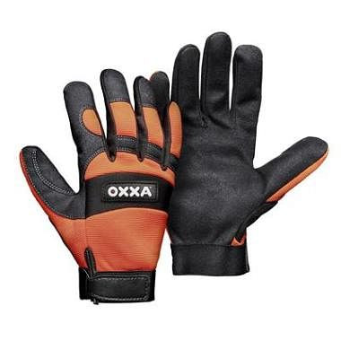 OXXA Handschuh X-Mech 51-630, schwarz/orange, VE: 12 Paar, Größe: 10, 15163010