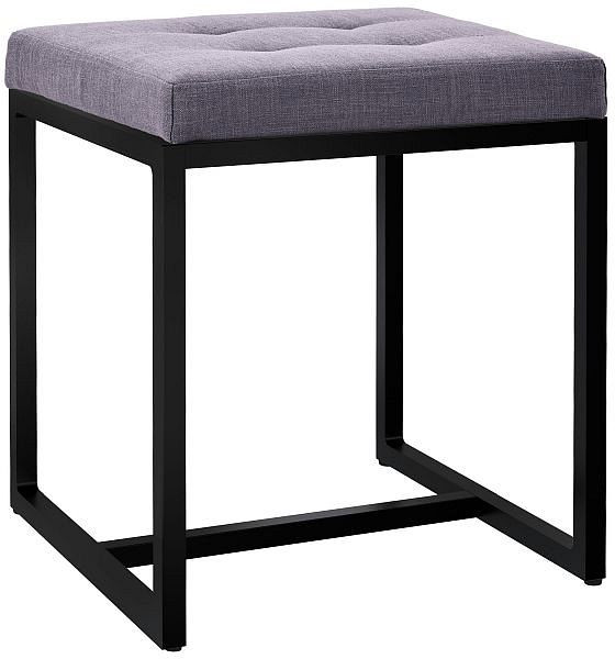 CLP Sitzhocker Barci B Stoff, dunkelgrau, 325061, 4255716336684