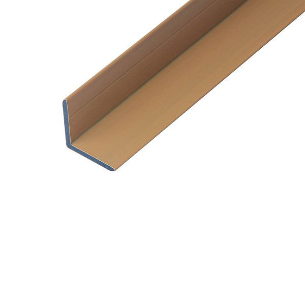 HOME DELUXE WPC Abschlussleiste für Fassadenverkleidung VIRO Teak, 10er Set, 73046