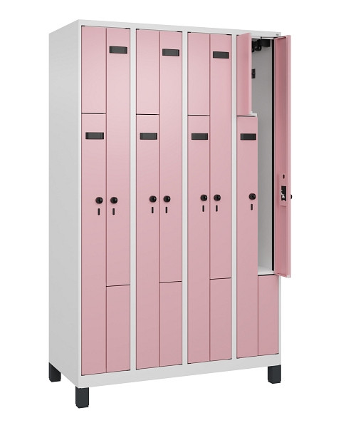 C+P Z-Spind Evolo PLUS, Füße, 8 Fächer, 1950x1200x500mm, 9016/3015, 049013-408 S10025
