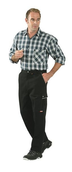 Planam Canvas 320 Bundhose, schwarz/schwarz, Größe 48, 2124048