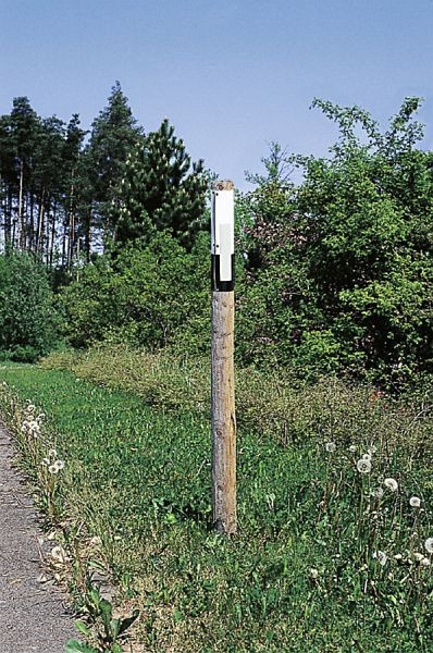 Moedel Markierungsplatinen mit weißen Reflektoren RA1, Aluminium, 400x320 mm, 54539