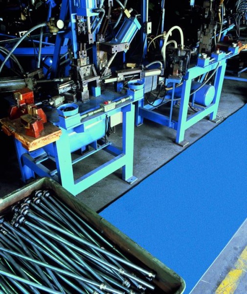 miltex Bodenmatte, Yoga Super, 122 cm x max. 18,3 m, blau, 11025
