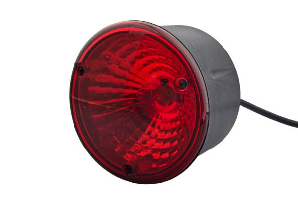 HELLA Heckleuchte, Glühlampe, 24V /Einbau/geschraubt, SAE/ECE/ADR/GGVS, Lichtscheibenfarbe: rot, links/rechts, 2SB 344 169-017