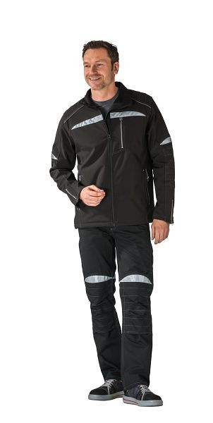 Planam DuraWork Softshelljacke, schwarz/grau, Größe XL, 2950056