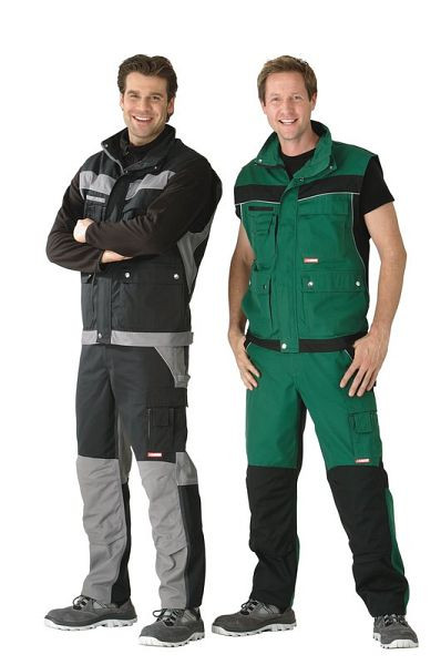 Planam Plaline Weste, grün/schwarz, Größe 4XL, 2535068