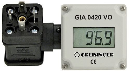 Greisinger GIA 0420-VO Hilfsenergiefreie Aufsteckanzeige ohne Tasten, 4 - 20 mA, 601016