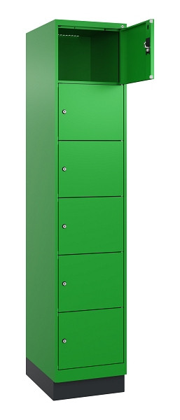 C+P Schließfachschrank Evolo PLUS, mit Sockel, 6 Fächer, 1950x400x500mm, 6037/60, 049020-126 S10026