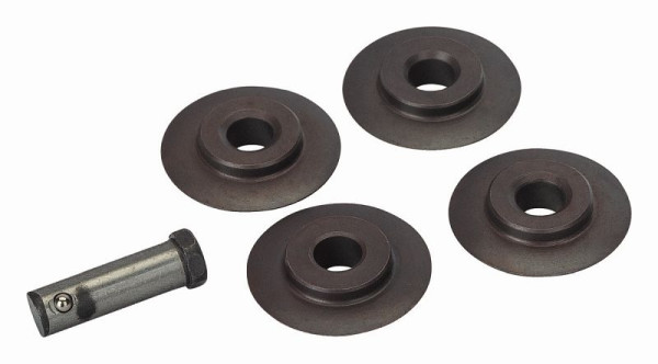 Bahco Ersatzräder (4x) und -stift mit Kugelsicherung (1x) für Rohrschneider 401/402, 402-95-SET