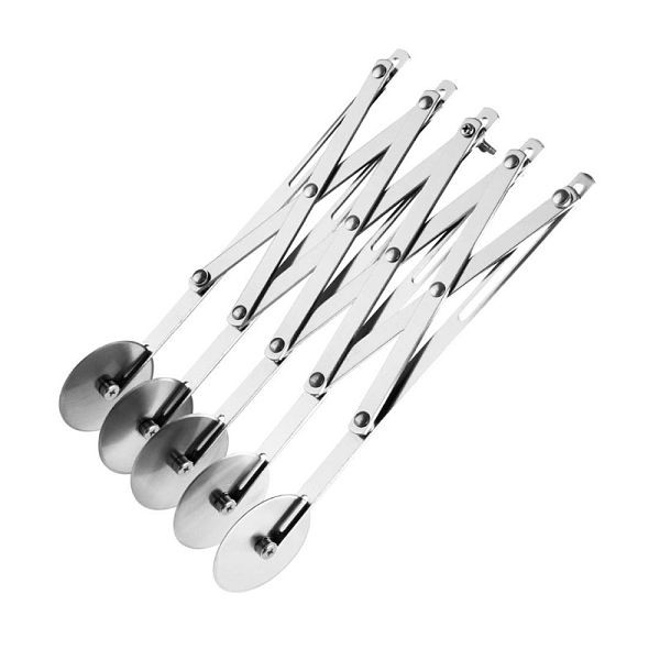 Vogue Ausziehbarer Teigschneider 5 Räder, Breite: 5,7 cm, ausziehbar bis 49 cm, CS850