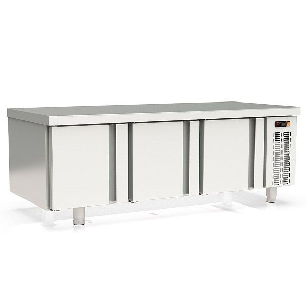 Vaiotec TOPLINE Unterbaukühltisch 700 (Slim) / 3-fach GN 1/1 mit 3 Türen Breite: 1600 mm, 11568