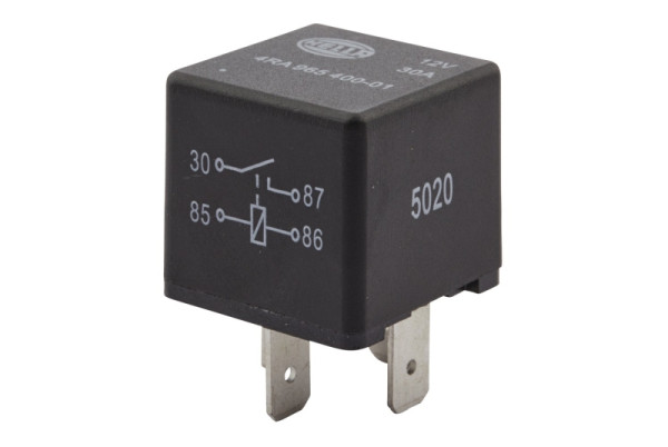HELLA Relais, Arbeitsstrom, 12V, 4-polig, Schließer, 4RA 965 400-017